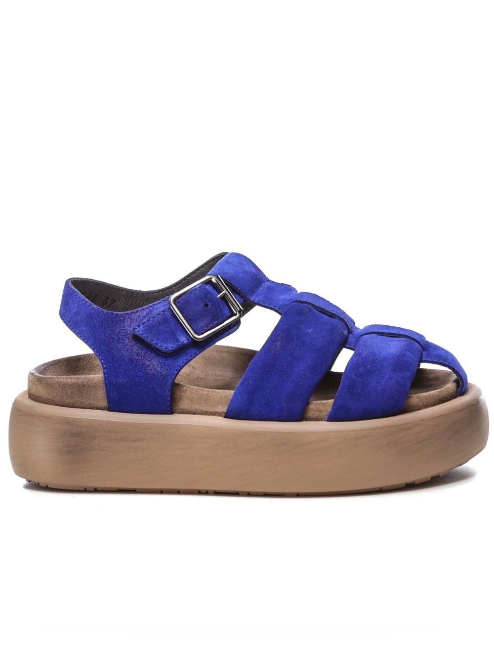 LOFINA Suede Platform Cage Sandals size 40